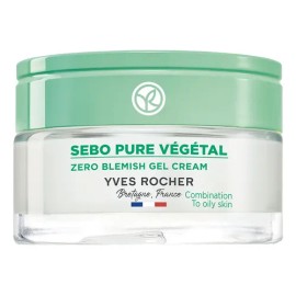 Yves Rocher Crema Facial Matificante Sebo Pure Végétal 50ml                                                                                           