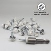 Marcopol Metal Roofing Screws 4.8 x 19 mm Self-Drilling Screws