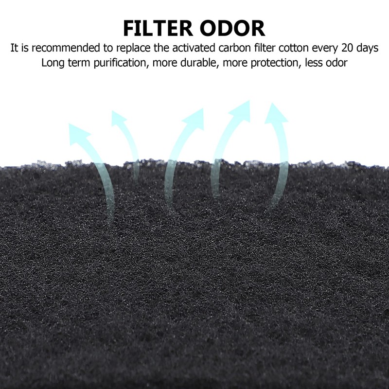 Ipetboom Pet Cat Litter Filter Deodorizer 15pcs Carbon Filters for