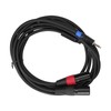 3.5mm Stereo Male to Dual 2 XLR Male Plug Connector