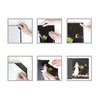 Neil Enterprises Inc. 2.5" x 3.5" Black Mini Accordion Self-Stick