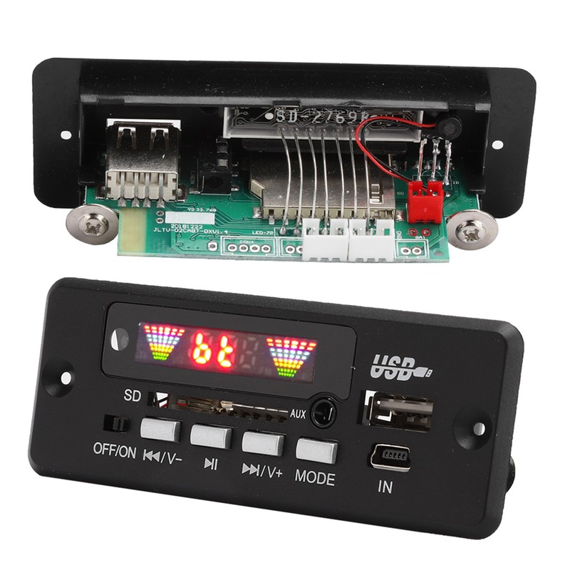 02CABT DX AUX Colorful Display Lossless FLAC MP3 Bluetooth 5.0