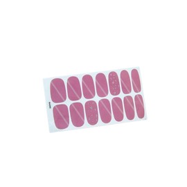 Generic 14Pcs French Glitter Tips Marble Stripes Line Full Cover Nail Wraps Sticker Da205 Nail Wraps Stickers Manicure Supplies for Women Nails Full Long Lasting Easy Apply and Remove