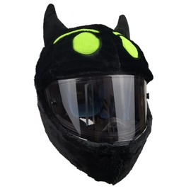 Crazy Fun Motorcycle Helmet Cover - Easy to Install Dust Cap for Fun Rides and Gifts - Cartoon Protective Case