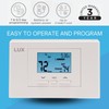 Lux LTX700U-A04 Programmable 7 Day Thermostat, 2 Heat, 1 Cool