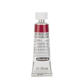 Schmincke - HORADAM® Gouache, madder lake dark, 356, 15 ml, finest gouache color, highest concentration of pigments, luminosity and depth of color