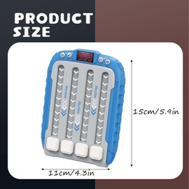 MORAINJAY Electronic Music Rhythm Game Machine, Handheld Push Pop Game with Lights Music, Quick Press Fidget Toy,Travel Puzzle Game Console, Sensory Autism Toy, irthday for Boys Girls