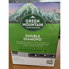 Green Mountain Double Diamond Dark Roast K-Cup Coffee (Pack of 24)