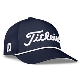Titleist Men's Standard Tour Rope Golf Hat, Navy/White