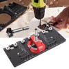Woodworking Drill Guide Hole Locator Fixture Pocket Jig Positioning Accessories