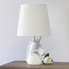 Simple Designs LT1078-IRD-LB 15.5" Sparking Glitter Unicorn Table Lamp for