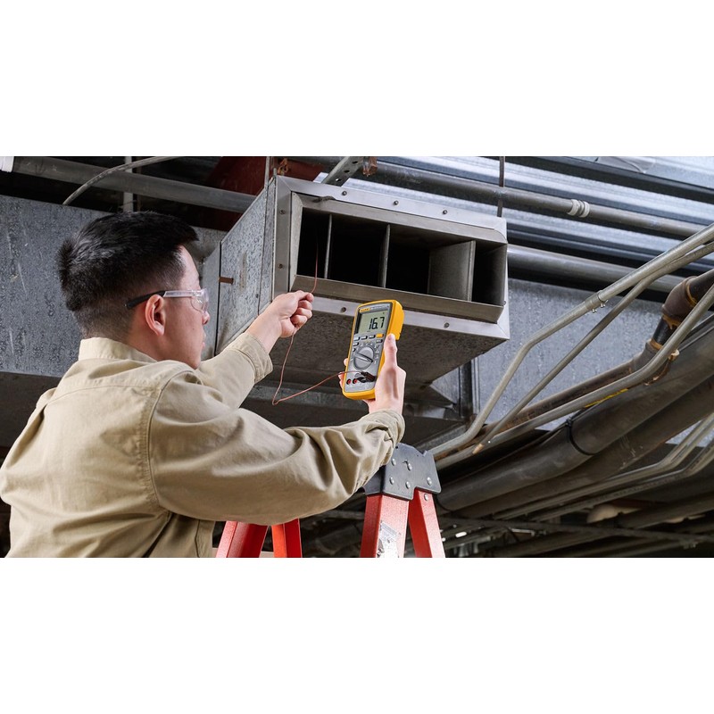 Fluke Fluke 17B+ Digital Multimeter, for Electrical Applications, Measures AC/DC
