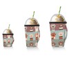 Animal Cat Paw Reusable Iced Coffee Sleeve with Handle Neoprene