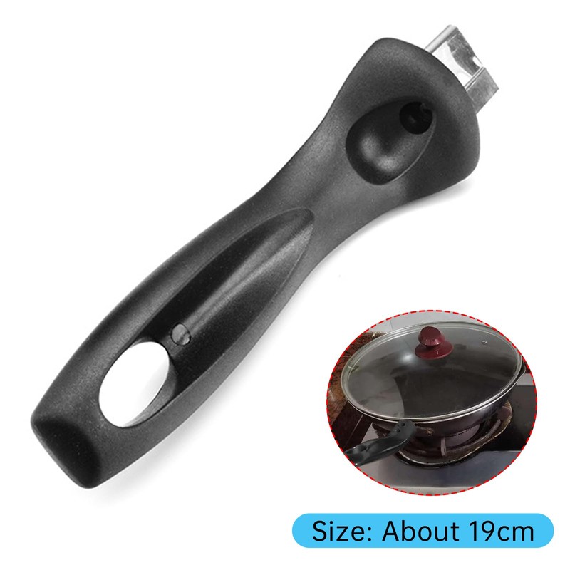 Nesthetics Pan Replacement Handle Black 7inch with Screw Nonstick Saucepan