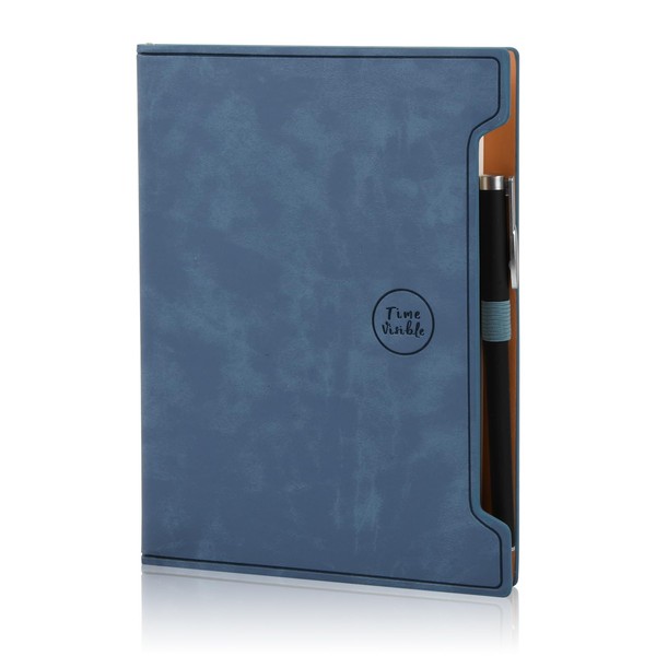 Anseom Classic Leather Notebook, Notebook A5 Lined, Notebook Hardcover Leather,