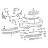 MOPAR Reflejante Izquierdo Trasero Compatible con Chrysler 200 2015 3.6
