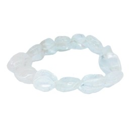 Lucky Aquarius Birthstone Bracelet Zodiac Astrology Gemstone Quartz