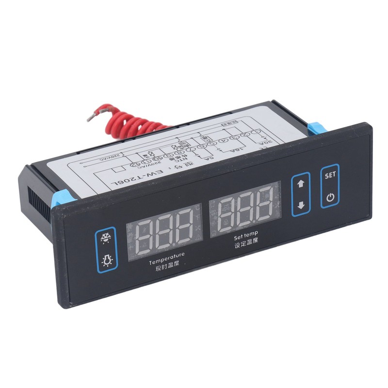 Digital Display Thermostat with Dual Sensors PID Temperature Controller for