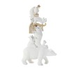 Melrose Animal Stack with Presents, Resin, 13-inch Height