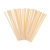 GRADENEVE 50pcs Handmade Bamboo Fan Weaving Sticks 30cm X 1.2cm