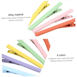 FRCOLOR 24pcs Matte Duckbill Hair Clips Durable Hairpins for Stylish Headdress Barrettes Non Slip Alligator Clips for Volume and Various Hairstyles