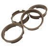 4x Centring Rings 72.6 - 66.6/72.6 mm to 66.6 mm