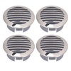 4pcs Stainless Steel Air Vents Louvered Grille Cover Vent Hood