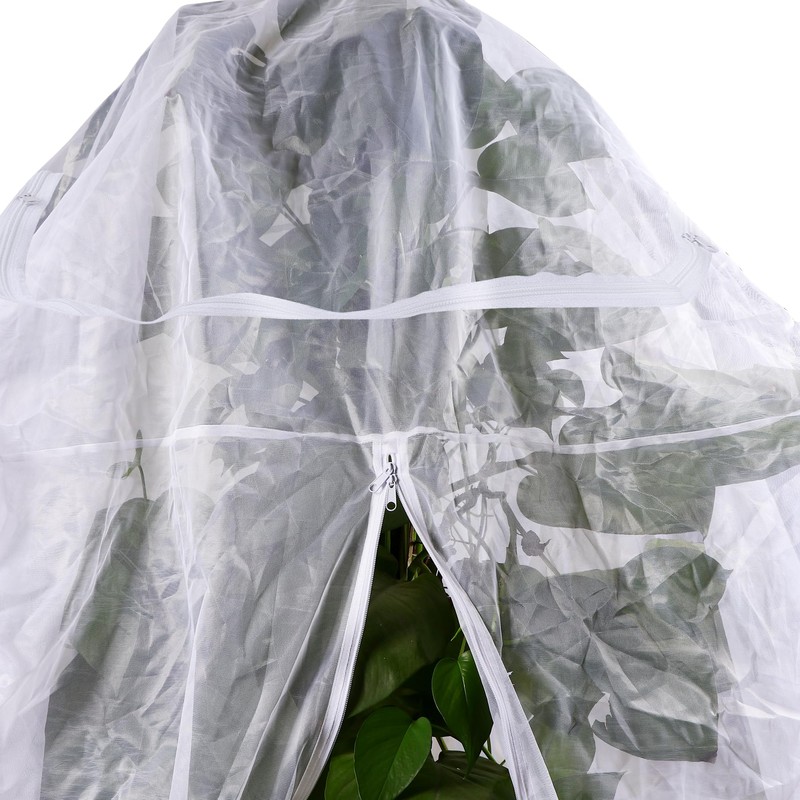 Zippered Caterpillar Sleeve, Milkweed Plant Netting, Garden Netting Plant Covers