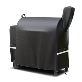 Grisun Grill Cover for Traeger Pro 34, Pro 780 Series Wood Pellet Grill, Waterproof Anti-Fade BBQ Smoker Cover for Texas Elite 34, Eastwood 34 Series, Z Grills 700, 550, 600, 600D Fabric, Black