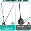Golf Alignment Rods, 7 Length Adjustments - Golf Alignment Stick