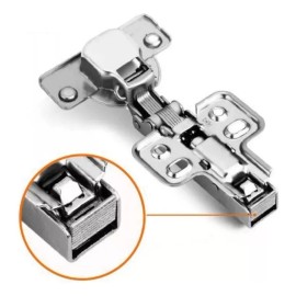 Handyhome Bisagra Cierre Suave Bidimensional Curva 35mm 10 Pzas Handyh