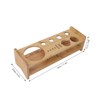 VIFERR Bartender Kit Stand Wooden Portable Cocktail Shaker Set Display