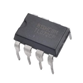 HUABAN 10PCS TL072 DIP-8 Low Noise JFET Input Op Amplifier
