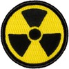 PATCHTOWN Nuclear/Radioactve Patrol Patch - 2"" Diameter Round Embroidered Patch