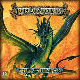 Dragons by Ciruelo 2019 Wall Calendar