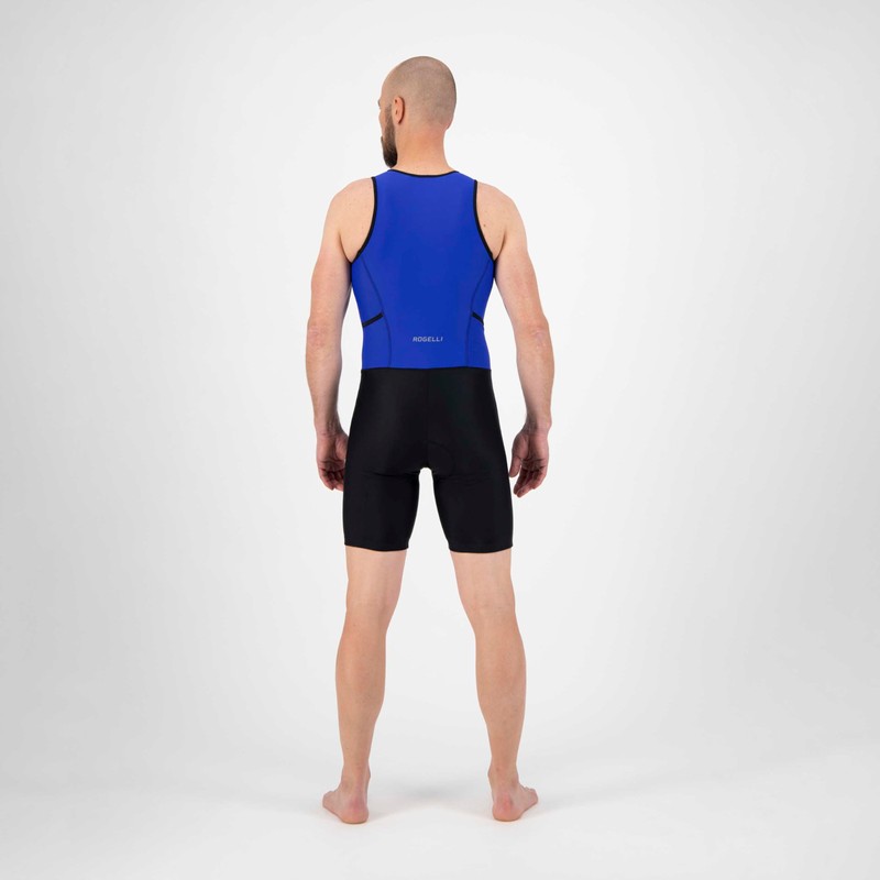 Rogelli Florida Triathlonanzug Unisex - Tri Anzug - Blau/Schwarz -