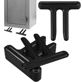 Nuanchu 12 Pcs Gun Safe Stackable Savers Gun Cabinet Accessories Black Wedge Shims for Safe Storage