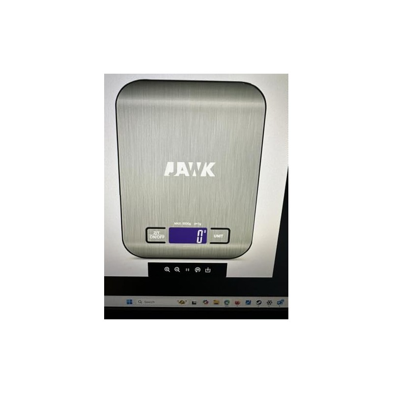 JAWK digital kitchen scales