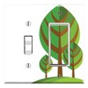 Graphics Wallplates - Save a Tree - Toggle Rocker/GFCI Combo