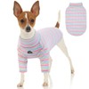 FUAMEY Stripe Shirt for Small Dogs Cats, Pullover Lightweight Sweatshirt