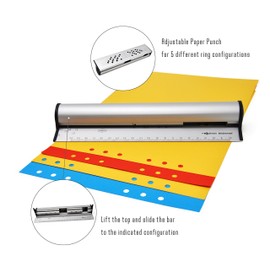 Regur Holix® Universal 5 - Adjustable Hole Punch for Ring Binders, Organiser from Filofax, Mulberry, Zeitwerk and much more in Swedish Design