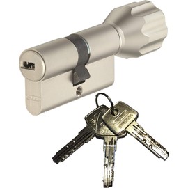ABUS EC550 Profile Knob Cylinder Length 28 / 34 mm with 3 Keys