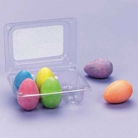 Easter Egg Shaped Sidewalk Chalk 6pc by Party America
