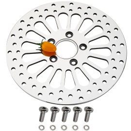 BLCYANUE for Harley Touring Sportster Dyna 11.5" Rear Brake Rotor Stainless Steel Disc