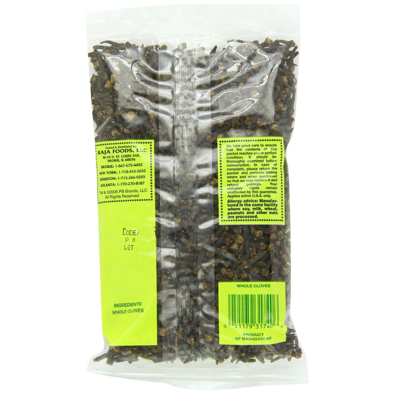Swad Indian Spice Cloves, Whole, 7 Ounce