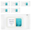 Laquevert Deep & Moist Double Action Cleansing Tissue, 80 sheets, 6 pcs / 라끄베르 딥 앤 모이스트 더블액션 클렌징 티슈, 80매입, 6개