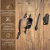Thumb Latch for Gate and Doors - Powder Coated Black