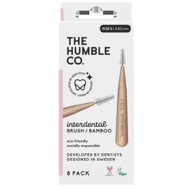 8 x Pink Bamboo Interdental Brushes