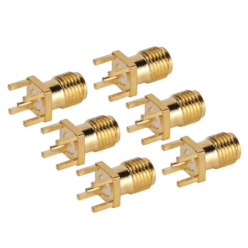 100Pcs RF Coaxial Cable Adapter Female Coax Line Connector Base