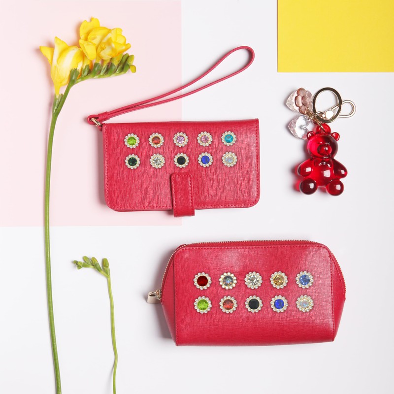 Taikuray 200Pcs Sunflower Sew on Rhinestones, 10mm Crystal Gem Glass